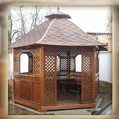 Шестигранная беседка